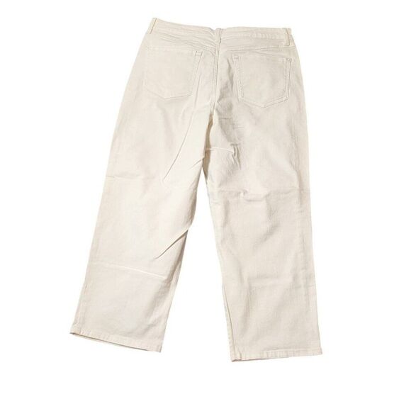 I.N.C International Concepts High Rise Denim White Embroidered Size 14 Jeans - Picture 2 of 9